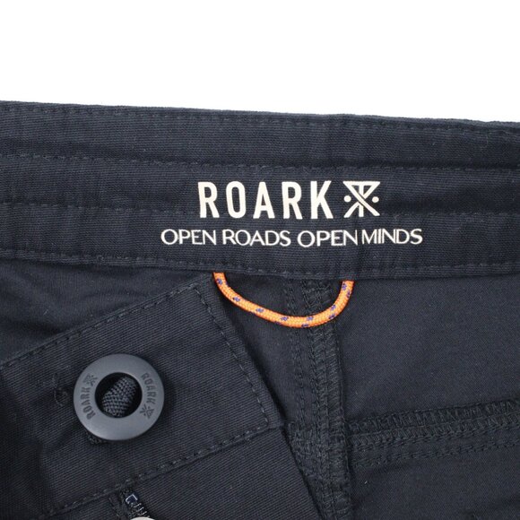 NWT Roark Pants Mens 29 Black Drawstring Layover Traveler Pant - Picture 13 of 16